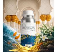 Alma Olio Essenziale Burj Al Arab - Ricarica per diffusore - brezza marina e muschio di quercia · 500 ml - Ambiente aromatico profumato - brezza marina, foglia d'arancio e gelsomino - Ricarica.