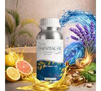Alma Olio Essenziale Four Seasons - Ricarica per diffusore - limone e patchouli · 500 ml - Ambiente aromatico profumato - limone, agrumi, pomelo e lavanda - Ricarica liquida 500 ml