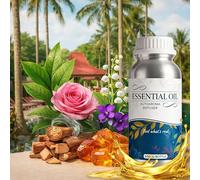 Alma Olio Essenziale Kempinski N°1 - Ricarica per diffusore - foglie verdi e sandalo · 500 ml - Ambiente aromatico profumato - foglie verdi, rosa, violetta e mughetto - Ricarica liquida 500 ml