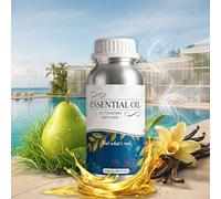 Alma Olio Essenziale W Hotel - Ricarica per diffusore - pera e muschio · 500 ml - Ambiente aromatico profumato - pera, erba, mughetto e tè verde - Ricarica liquida 500 ml