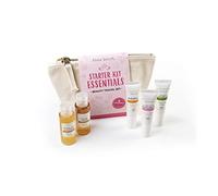 Alma Secret Beauty Travel Set Facial 5 prodotti per pelli secche con estratti naturali ed ecologici. Beauty case da viaggio, confezione regalo originale per Natale, San Valentino o amico invisibile.