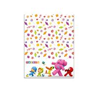 ALMACENESADAN 0548, Tovaglia in plastica Pocoyo e Nina per feste e compleanni, dimensioni 120 x 180 cm