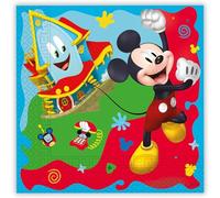 ALMACENESADAN 0881; Confezione da 20 tovaglioli di carta; ideale per feste e compleanni; Disney Mickey Mouse; dimensioni 33 x 33 cm.