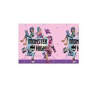ALMACENESADAN, 5055; Tovaglia in plastica riutilizzabile ideale per feste e compleanni della licenza Monsters High; dimensioni 120 x 180 cm; Tovaglia Fiesta Monsters High