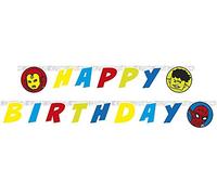 ALMACENESADAN, 5190, confezione festa di compleanno; ghirlanda Happy Birthday; licenza (aven)