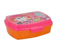 ALMACENESADAN; 5463; Confezione ritorno a scuola e regalo; composto da portapranzo Sandwich rettangolare multicolore, prodotto riutilizzabile, senza BPA (chamoy)