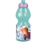 ALMACENESADAN Borraccia sportiva multicolore, prodotto in plastica riutilizzabile; senza BPA; capacità 400 ml (Frozen)