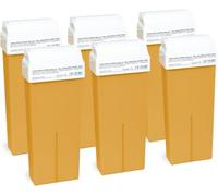 AlmaprofShop Ceretta Rullo, Miele, Cera Depilatoria, Ceretta, Ricarica Ceretta Rullo 6 x 100ml, Rullo Ceretta, Universale, Ricariche Ceretta A Rullo, Cera Depilatoria Rullo (6)
