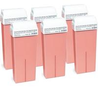 AlmaprofShop Ceretta Rullo, Rosa, Cera Depilatoria, Ceretta, Ricarica Ceretta Rullo 6 x 100ml, Rullo Ceretta, Universale, Ricariche Ceretta A Rullo, Cera Depilatoria Rullo
