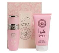 AlmaprofShop KYRA -ASAD set regalo Christmas BOX PROFUMO Edp 100ml + crema corpo 150ml kit promo ispirato YARA - YARA CANDY- Biancolatte - Eclaire ASAD (Rosa -Yara)