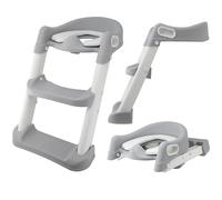 ALMAR Baby Adattatore wc con scala per bambini, Riduttore WC Sedile wc per bambini con scala antiscivolo pieghevole con cuscino, Sicurezza Bambini, Riduttore Vasino