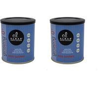 Almar Caffè Solubile Ginseng Zero+ Naturale con Ingredienti Vegetali, Senza Zucchero, Coloranti e Additivi, 100% Made in Italy - Lattina da 400g (Confezione da 2)