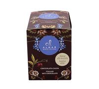 Almar Cioccolata Calda Cortina Bianca alla Nocciola - 15 Bustine Monodose | Cacao olandese 22/24, gusto Bianca Nocciola, 15 bustine monoporzione 30g, 4 ingredienti, senza OGM, prodotto in Italia dal