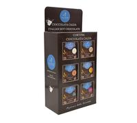 ALMAR Kit Espositore Cioccolata Calda Cortina 6 Gusti Classici 90 Bustine