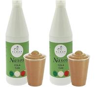 Almar - Sciroppo Superconcentrato per Granita, Gusto Cola, Da Usare Con Base Granita Naxos, Pronto in Pochi Secondi, Ideale per Bar, Chioschi e Uso Domestico, Senza Conservanti, Bottiglia da 1kg