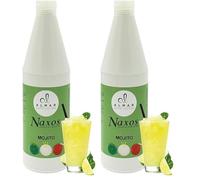 Almar - Sciroppo Superconcentrato per Granita, Gusto Mojito, Da Usare Con Base Granita Naxos, Pronto in Pochi Secondi, Ideale per Bar, Chioschi e Uso Domestico, Senza Conservanti, Bottiglia da 1kg