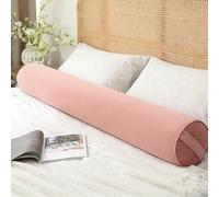 ALMASI Cuscino lungo per letto - Cuscino rotondo per adulti, supporto completo per chi dorme sul fianco, supporto ergonomico(Pink,150 * 20CM)
