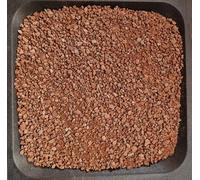 AlmaStore Lapillo Vulcanico Rosso, Granulometria 3/5 mm, 10 kg (10 Litri) per Piante Grasse, Giardino, Bonsai, Acquario, Lava vulcanica