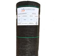 AlmaStore Telo Pacciamatura Nero, 52 cm X 100 mt, Anti Erbacce, Ecologico, Permeabile, Duraturo e Calpestabile - Varie Misure e Colori - Teli pacciamante antialga