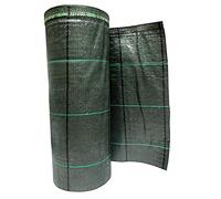 AlmaStore Telo Pacciamatura Verde, 52 cm X 100 mt, Anti Erbacce, Ecologico, Permeabile, Duraturo e Calpestabile - Varie Misure e Colori - Teli pacciamante antialga