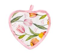 ALMATEX SRL Festa mamma presina cuore- Primavera Estate - Ideale Come Regalo e Decorazione da Tavolo - Made in Italy (TULIPANO ROSA), 5.004
