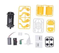 Almeigrity Cane giocattolo meccanico elettrico solare Scienza educativa Cane meccanico robotico solare fai-da-te per la famiglia