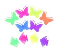 Almeigrity, clip per perline, per bambini, in plastica, per ruote di bicicletta, colorate, decorazione Spokey (26 pezzi-farfalla+pesce)