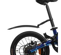 Almeigrity Parafango anteriore posteriore pieghevole Splash Mudapron Set Highlight Parte riflettente del ciclo