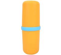 Almeigrity Portaspazzolino portatile multifunzionale, portaspazzolino da viaggio e portadentifricio (Verga d'oro)