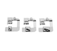 Almeigrity Set combinato per macchina da cucire multifunzionale con piedino per nastro sbieco per orlo arrotolato da 3 pezzi