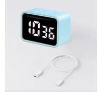 Almeigrity timer da cucina digitale orologio magnetico con conteggio su/giù con funzione personalizzata ampio schermo LED allarme sonoro funzionamento silenzioso strumento di (Blu)