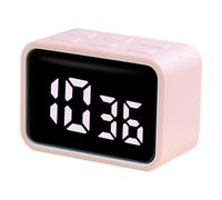 Almeigrity timer da cucina digitale orologio magnetico con conteggio su/giù con funzione personalizzata ampio schermo LED allarme sonoro funzionamento silenzioso strumento di (Rosa)
