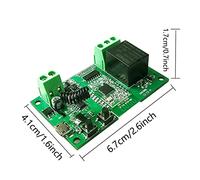 Almeigrity Tuya e eWeLink ZigBee Interruttore WiFi Modulo relè wireless Moduli domotici intelligenti APP per telefono Interruttore timer telecomando compatibile con Alexa Home