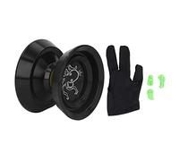 Almeigrity Yoyo Ball Lega Professionale Yoyo Non risponde con Corde di Ricambio per Ragazzi (Nero lucido)