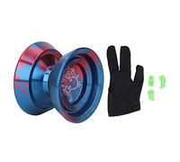 Almeigrity Yoyo Ball Lega Professionale Yoyo Non risponde con Corde di Ricambio per Ragazzi (Rosso e Blu)