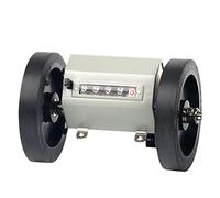 Almencla 2 Pezzi Contatore di Lunghezza Ruota di Misura Meccanica Manuale Digitale Rotella Conta 5 Cifre in Metallo Plastica Adatto per Fabbrica, Contatore di Cantiere