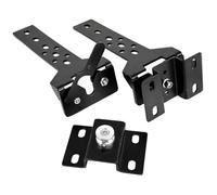 Almencla 2 Pezzi Staffa Tenda Fissaggio Tenda Auto Kit Supporto Universale Facile da Installare in Acciaio Antiruggine Adatto per Viaggi Uso Esterno, Style a