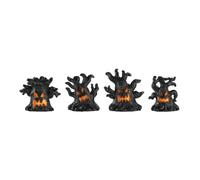 Almencla 4 Decorazioni Luminose a LED per Halloween, Ideali per Decorare L'albero, Perfette per Un Ufficio O per Creare Un'atmosfera Suggestiva in