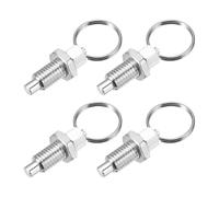 Almencla 4x Pistone a Molla con Anello di Trazione Perno di Posizionamento Manuale M10x1,5 per Telaio