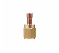 Almencla Adattatore Climatizzatore Raccordo Tubo Refrigerazione Connettore in Ottone E Rame Dado Svasato Verso Raccordo a Brasare Tenuta Ermetica Collegamento, 5 Fen