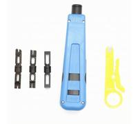 Almencla Attrezzo Inseritore per Cavi Pratico | Manuale, Punzonatore per re Corpo Allungato, Professionale, Strumento Punch Down, Manunzione Domestica, Elettricisti, Set Strip