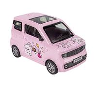Almencla Auto Inerziale con Luci Lampeggianti E Suoni, Veicoli a Spinta E a Traino per Bambini Piccoli, con Scatola Premio per Il Festival, Rosa