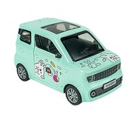 Almencla Auto Inerziale con Luci Lampeggianti E Suoni, Veicoli a Spinta E a Traino per Bambini Piccoli, con Scatola Premio per Il Festival, Verde
