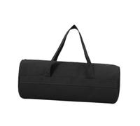 Almencla Borsa Portaoggetti Da Esterno per Picchetti Tenda in Tela Durevole con Manici Comodi Ampio Cerniera Scorrevole Adatta a Campeggio, Nero