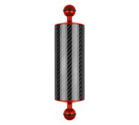 Almencla Braccio Galleggiante in Fibra di Carbonio con Doppie Sfere Galleggiante ad Acqua Braccio per Fotografia Macro e Grandangolare - Rosso