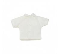 Almencla Camicia per Bambola Camicia Maglietta Top Blusa Versatile per Corpi Snodati con Bottoni Funzionali Nell’estetica in Tessuto Fine Adatta a 1/12 per Allestimenti Fotografia Vetrina , Bianco