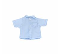 Almencla Camicia per Bambola Camicia Maglietta Top Blusa Versatile per Corpi Snodati con Bottoni Funzionali Nell’estetica in Tessuto Fine Adatta a 1/12 per Allestimenti Fotografia Vetrina , Blu