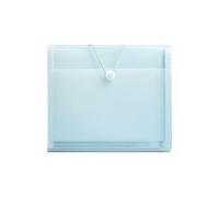 Almencla Cartella Fisarmonica Portadocumenti Organizer Archivio Schede Classificatore Espandibile in PP Antiusura con Corda Elastica Indice Adatta per Studenti, Blu, 13 Scomparti