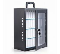 Almencla Cellulari da Parete Robusto | Ventilato, Armietto sicuro per, Multiuso, Cassetta di, Aula Scolastica, Ufficio, Insegnanti, Aziende, 60 Slot