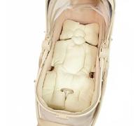 Almencla Children Pad Cuscino Imbottitura Inserto Supporto con Riempimento in Cotone Soffice Comfort per il Neonato in Carrozzina E Cestino Fissaggio Rapido E, Bianco